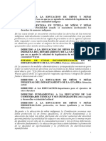 T-058-19 Derecho A La Educacación en Comunidades Indígenas