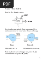 Control Volume Analysis