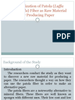 Acutangula) Fiber As Raw Material: The Utilization of Patola (Luffa For Producing Paper