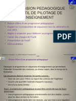 Progression Pedagogique Un Outil de Pilotage de L'enseignement