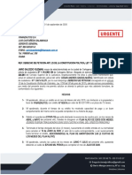 Derecho de Peticion Finanzautos