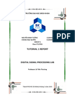 Tutorial 1 Report: Digital Signal Processing Lab