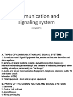 Communication and Signaling System