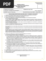 Examen Parcial - 2020 - 1 (Módulo 2)