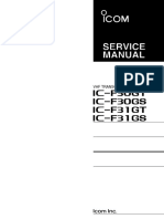 Ic-F30gt Ic-F30gs Ic-F3 1 GT Ic-F3 1 GS: VHF Transceiver