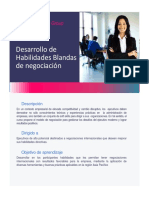 Propuesta de Curso de Desarrollo de Habilidades Blandas de Negociación 