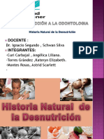 Historia Natural de La Desnutricion