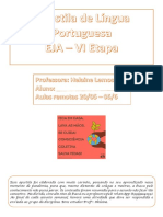 Português 6 ETAPA EJA APOSTILA