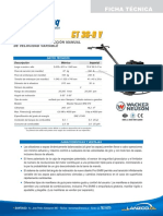 Ficha Técnica - Alisadora CT36-9V PDF