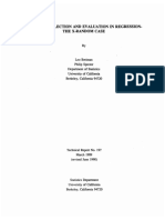 Submodel Selection: AND Evaluation in Regression-THE X-Random Case