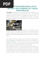 La Actividad Industrial en El Mundo Características y Áreas Industriales