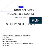 Donn Study Notebook