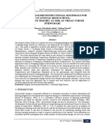 Designing English Instructional Materials For Vocational High School: A Narrative Inquiry at SMK At-Thoat Toroh Purwodadi