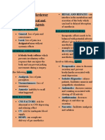 Pharmacology Reviewer: Chapter 27: General and Local Anesthetic Agents