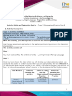 Activity Guide and Evaluation Rubric - Phase 3 Observational Practice Step 2