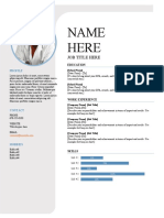 Microsoft CV Resume Template 11