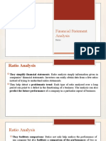 Financial Statement Analysis: Ratios