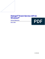 Dialogic Event Service API For Windows: Library Reference