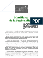 Manifiesto de La Nacionalidad - Manifiesto Andalucista de Cordoba de 1919