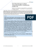 Effectiveness of Chest Physiotherapy in Infants Hospitalized With Acute Bronchiolitis: A Multicenter, Randomized, Controlled Trial