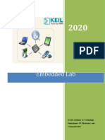 Embedded Lab: Kgisl Institute of Technology Department of Electronics and Communication