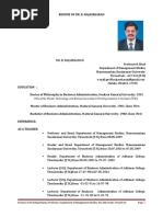 Title of The Thesis: Technology and Entrepreneurship in Printing Industry in Sivakasi