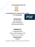 An Established New Symmetric Key Cipher PDF