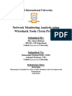 Network Monitoring Analysis Using Wireshark Tools (Term Project)