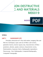 Unit-5: Radiography (RT)