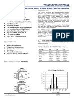 Tp5551/Tp5552 / Tp5554: Ultra Low Noise, 3.5Mhz, Rrio Zero-Drift Op-Amps