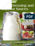 How To Make Salad Dressing and Copycat Sauces 12 Homemade Dressing and Sauce Recipes