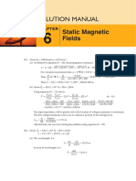 Solution Manual: Static Magnetic Fields