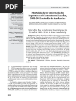 Mortalidad Por Enfermedades Isquemicas Del Corazon en Ecuador PDF