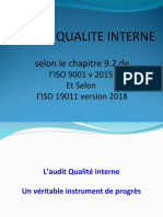 L'Audit Qualite Interne: Selon Le Chapitre 9.2 de