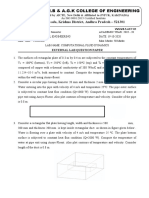 CFD Lab Question Paper