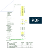 Design of One Way Slab (Continuous) : Given Data