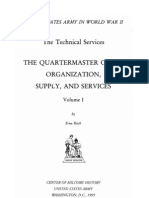 Quartermaster Corps Organization Supply and Services Vol I