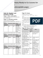 Cambridge Primary Ready To Go Lessons For Maths Stage 6 Answers To Photocopiable Pages