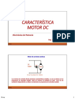 Característica Motor DC