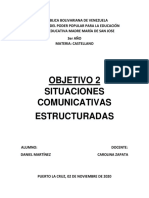 Castellano. Situaciones Comunicativas Estructuradas