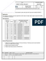 48-00722@K - Sheet - Steel, HLSA Improved Formability