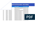 Reporte de Ventas Detallado: Facturas Electrónicas: Serie Número Cliente Doc Cliente Nombre Fecha de Emision