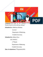 What Are The Elements of Success Factors of Xiaomi Based On Their Pricing Strategy