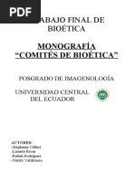 Grupo 1. Trabajo Final de Bioética