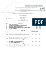 Q.No Questions Marks KL CO