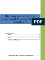 Mise en Place D'un Serveur Proxy Mandataire Avec Squid Et Squidguard