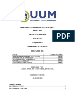 Maritime Transport Management BPMG 3083 SESSION 2 2019/2020 Group 22 Assignment 2: "Maritime Cargoes" Prepared by