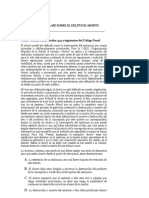 Apuntes de Clase Sobre El Delito de Aborto (Rodrigo Medina Jara)