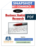 Ugc Net Commerce: Business Statistics & Research