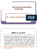 Mr. Jayesh Gangadhar Shinde: Information and Communication Technology